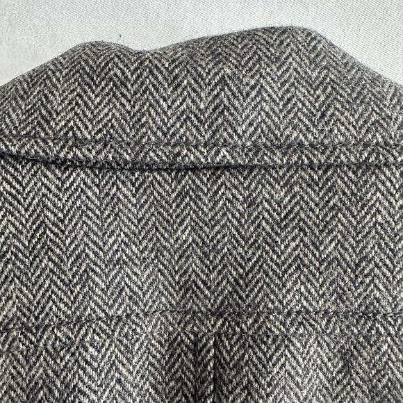 J.Crew + Robert Noble Scotland Blazer Gray Herringbone Womens Sz 6 - Picture 10 of 10